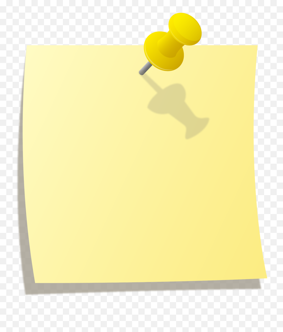 Note Clipart Piece Paper - Note Sticks Png,Piece Of Paper Png