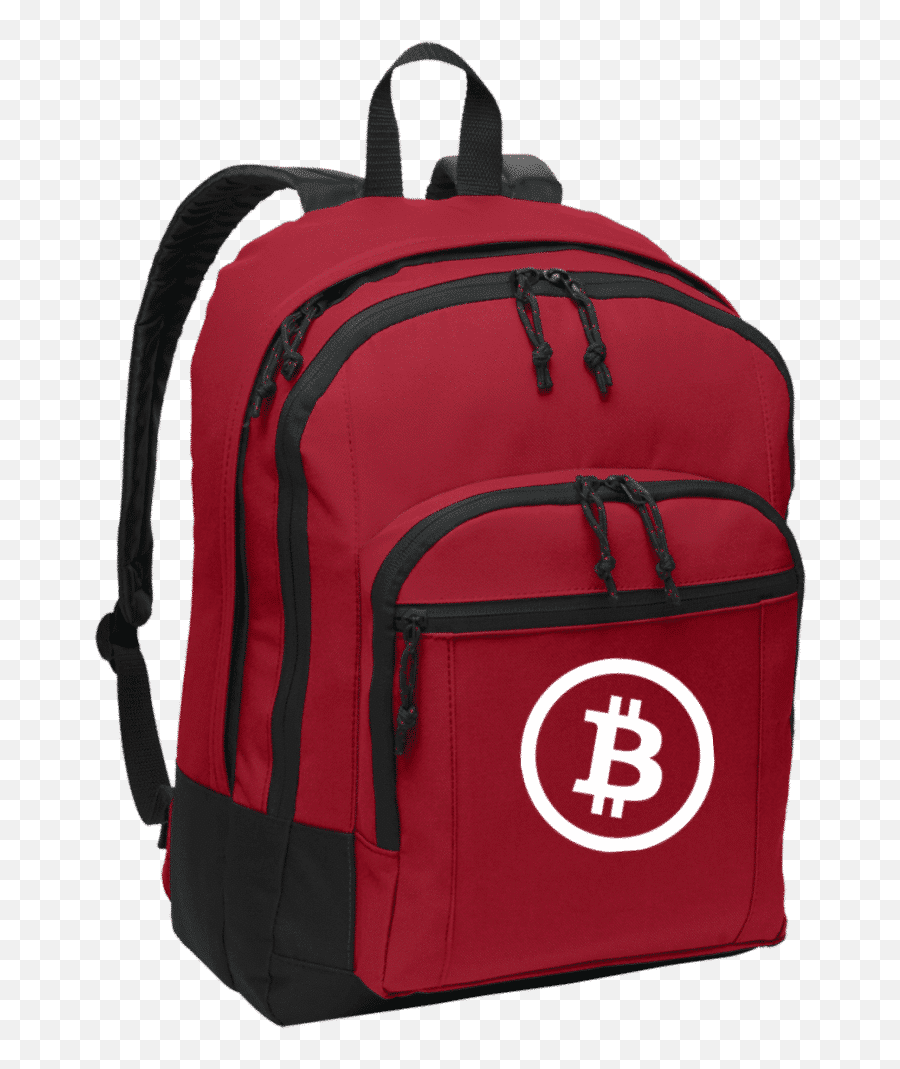 Embroidered Bitcoin Logo Backpack Png Transparent