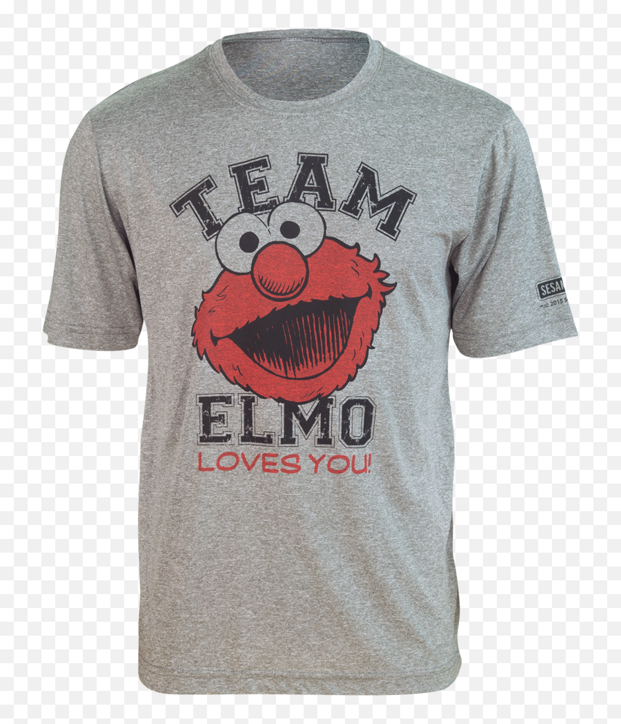 Team Elmo Loves You Running Shirt Unisex - Active Shirt Png,Sesame Street Characters Png