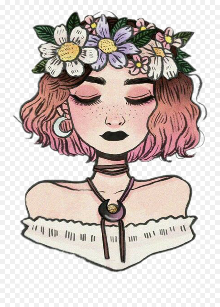 Girl - Aesthetic Cute Drawings Png,Girl Drawing Png