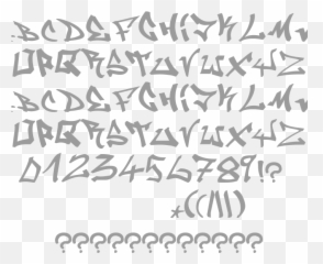 Graffiti Letters Png Image - Font