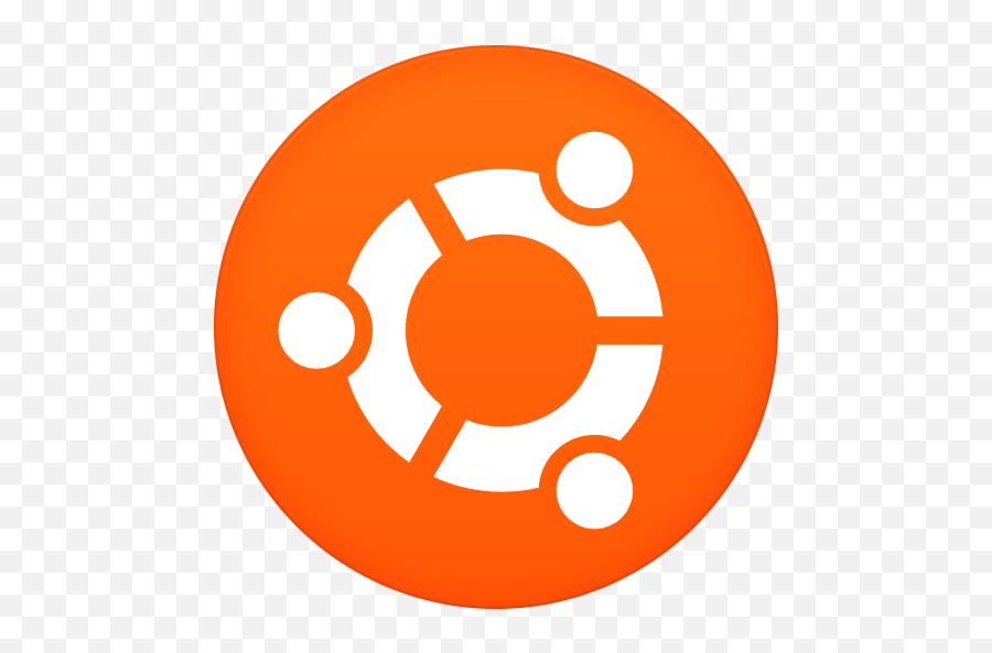 Ubuntu Icon - Ubuntu Icon Png,Orange Circle Png