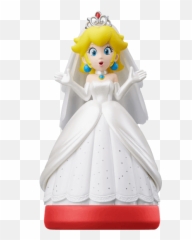 Nintendo Amiibo Mario Odyssey - Peach In Lochlady Dress png