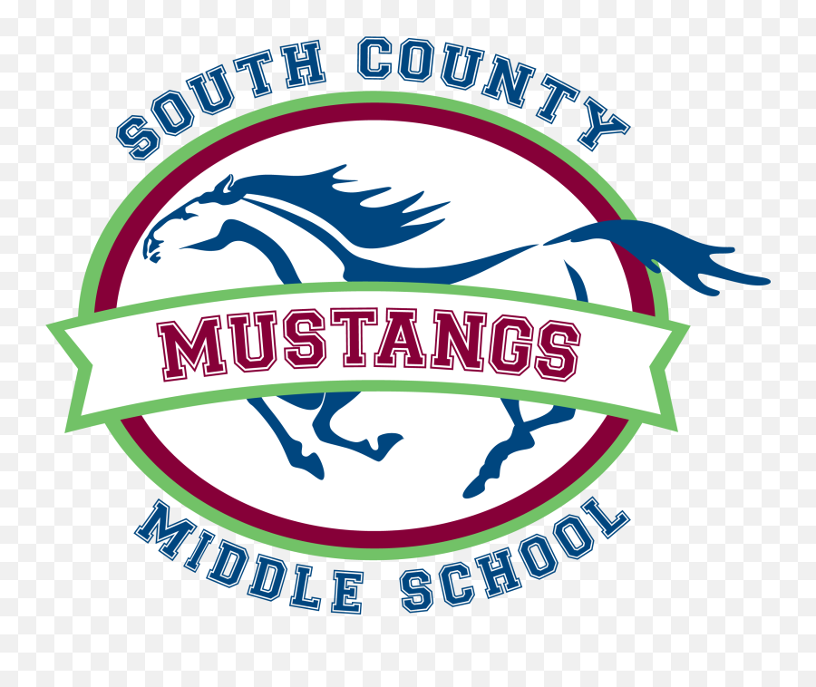 South County Middle School Home Of The Mustangs Fairfax - South County Middle School Png,Mustang Mascot Logo