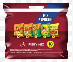 Frito - Lay Fiery Mix Variety Pack Variety Packs Variety Pack Of Chips Png,Doritos Png