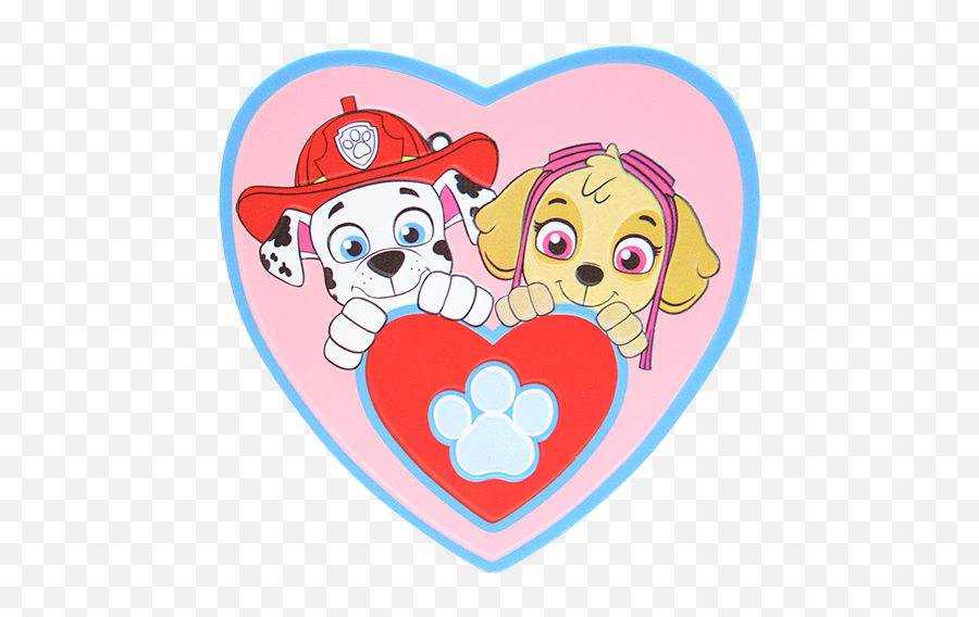 Download Hd Pin Paw Patrol Clipart Png - Paw Patrol Paw Patrol Valentine Clipart,Valentines Png