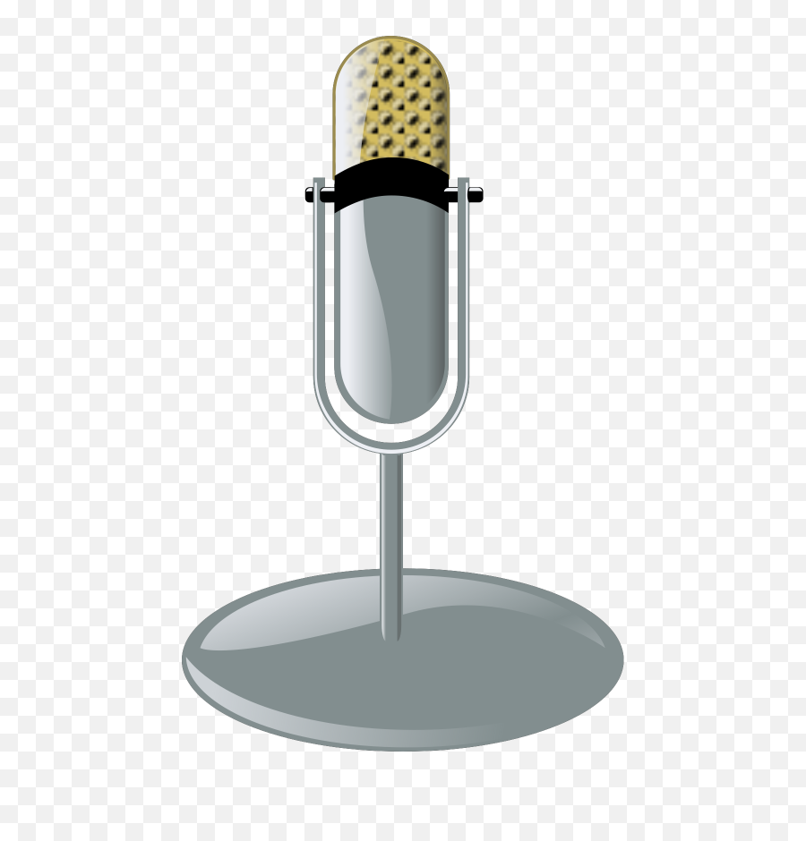 Microphone Vector Illustration Free Svg - Microphone Clip Art Png,Mic Stand Png