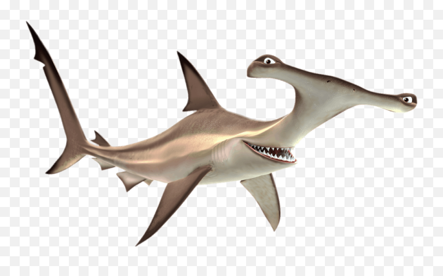 Finding Nemo Anchor The Shark Png Image - Finding Nemo Hammerhead Shark,Shark Transparent Background