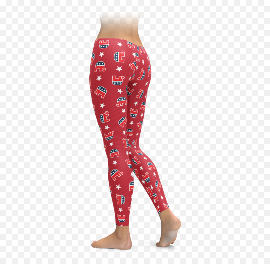 Republican Elephant Leggings U2013 Brave New Look - Trump Leggings Png,Republican Elephant Png