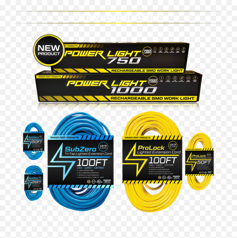 Power Port Products Inc Hoses Reels Lights Tools - Extension Cord Png,Power Png