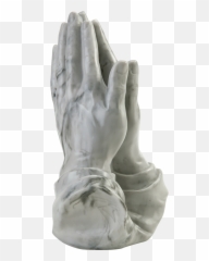 Praying Hands Keepsake Token Urn - Statue png