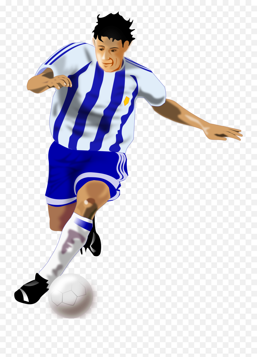 Football Player Clipart Png - Soccer Player Animated Png,Football Clip Art Png