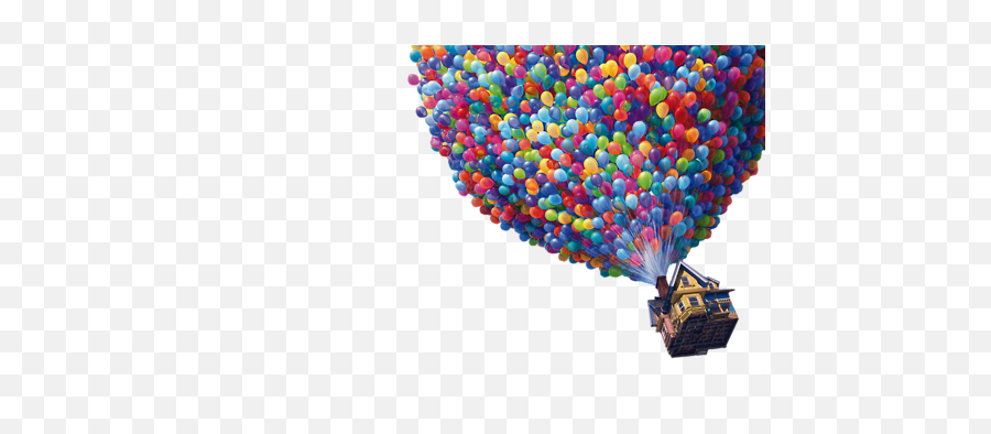 Picture - Up Movie House Transparent Png,Up Balloons Png