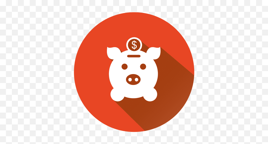 Pig Bank Circle Icon - Love Accounting Png,Piggy Bank Transparent Background