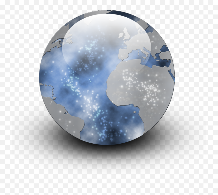 Download Hd Earth Orb Icon Png - Earth Icon Transparent Png Earth Icon,Earth Icon Png
