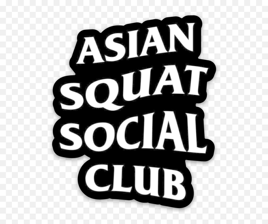 Asian Squat Social Club Classic Logo - Big Png,Anti Social Social Club Logo