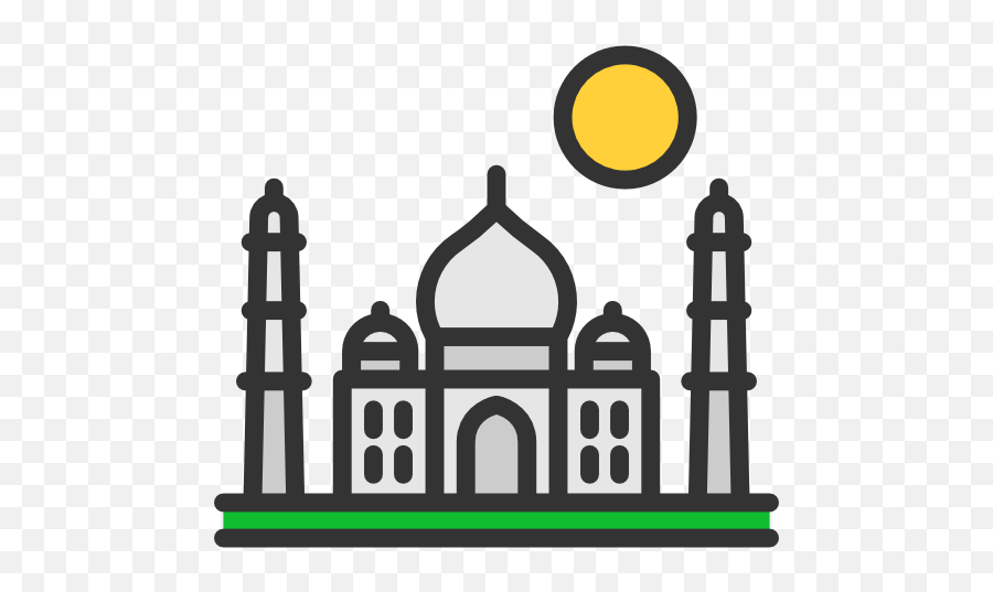 Taj Mahal - Taj Mahal Icon Png,Taj Mahal Png