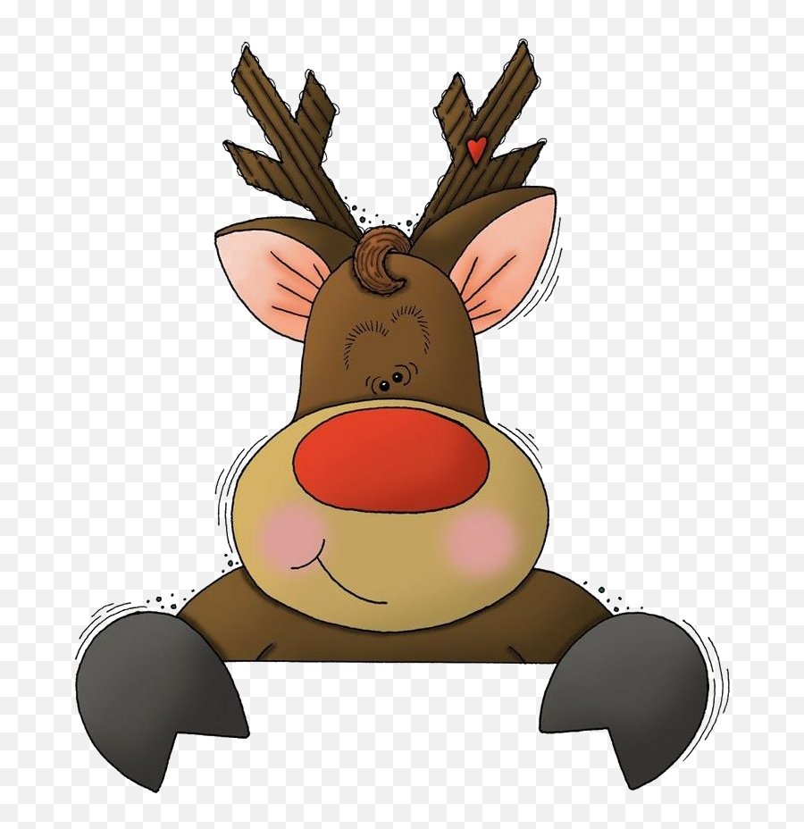 Rudolph Christmas Free Png Image Arts - Free Reindeer Clipart,Rudolph Nose Png