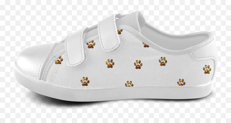 Tiger Paw Velcro Canvas Kidu0027s Shoes Model 008 Id D210638 - Plimsoll Png,Tiger Paw Png