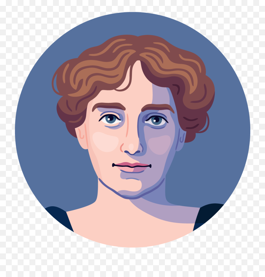 Queer Portraits In History - Natalie Clifford Barney Hair Design Png,Barney Png