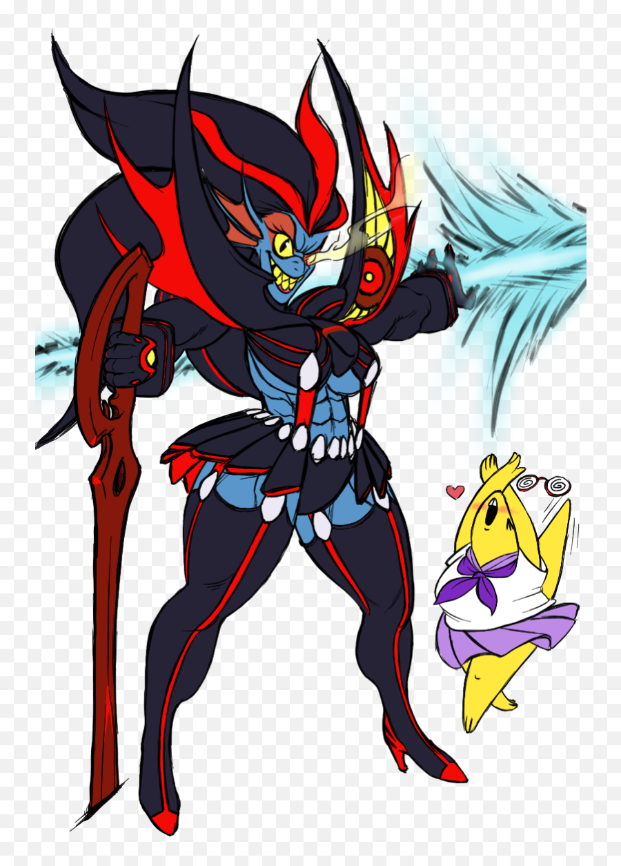 Undertale Undyne Png - Fictional Character Senketsu Ryuko Matoi,Undyne Transparent