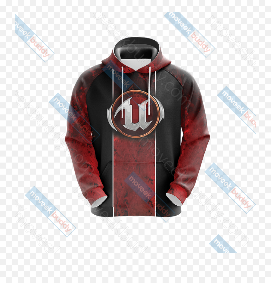 Unreal Tournament Unisex 3d Hoodie U2013 Moveekbuddyshop - Titanfall 2 Aces Hoodie Png,Unreal Tournament Logo