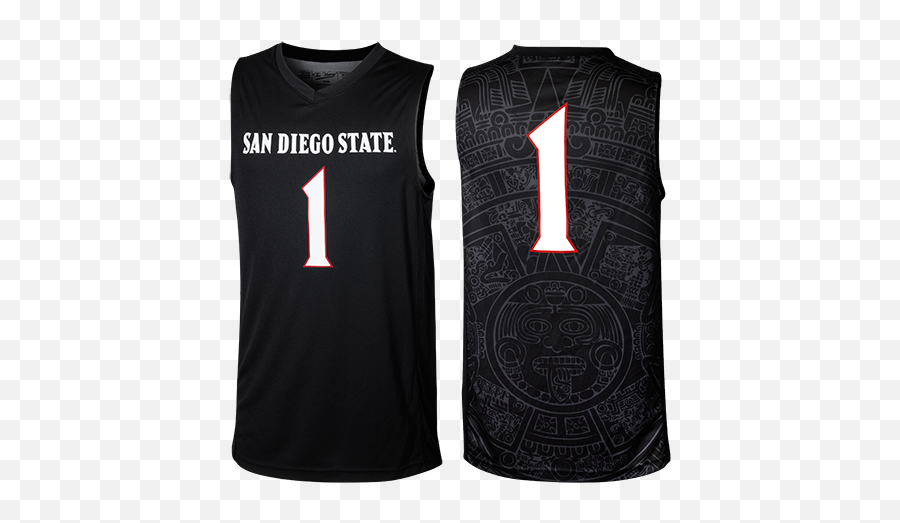 New Basketball Jersey - San Diego State Aztec Calendar Basketball Jersey Png,Aztec Calendar Png