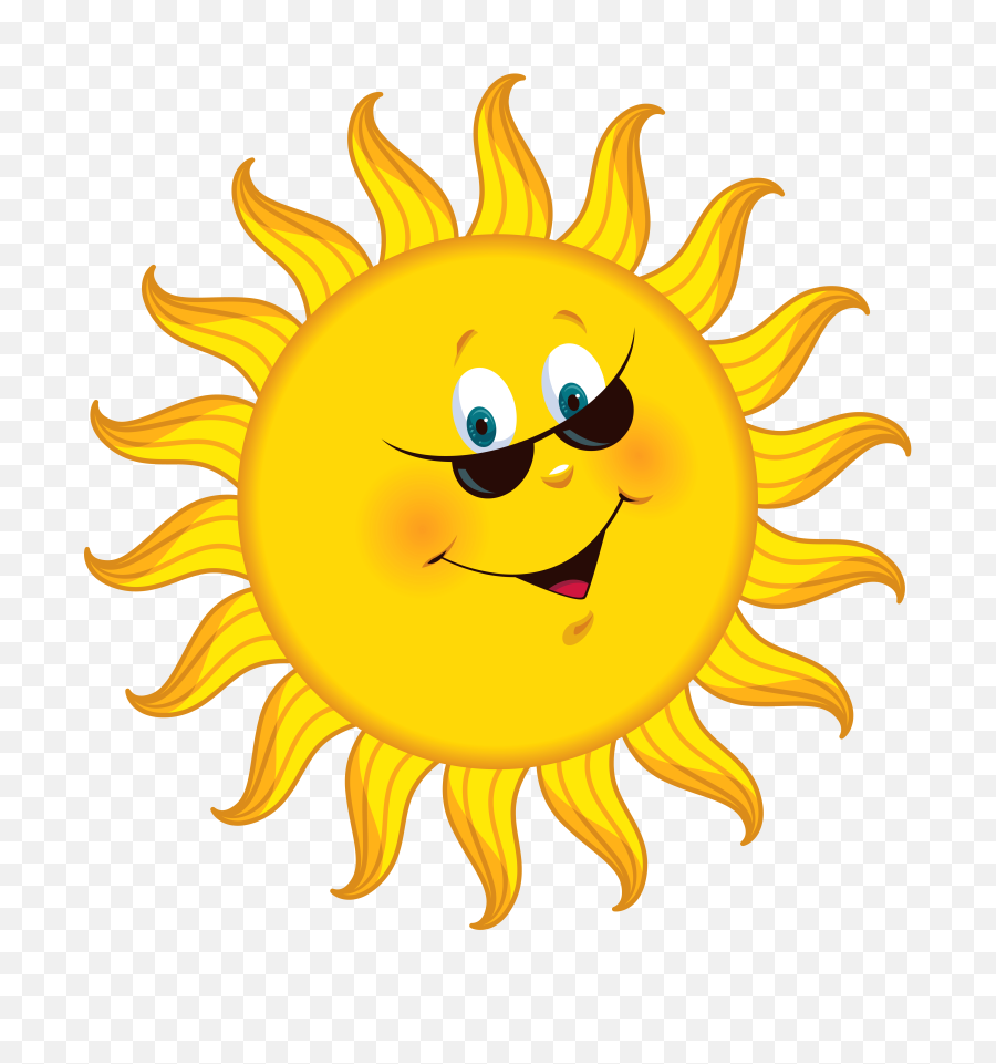 Cute Clipart Sun Transparent Free For Download - Sunshine Clipart Png,Sun Clipart Transparent