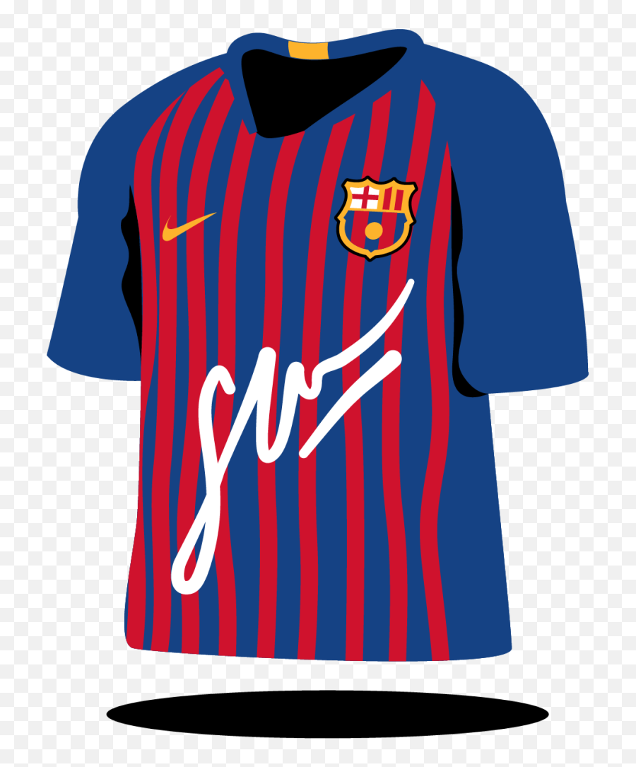 Barça T - Shirt Icon By Xave On Dribbble Short Sleeve Png,Shirt Icon Png