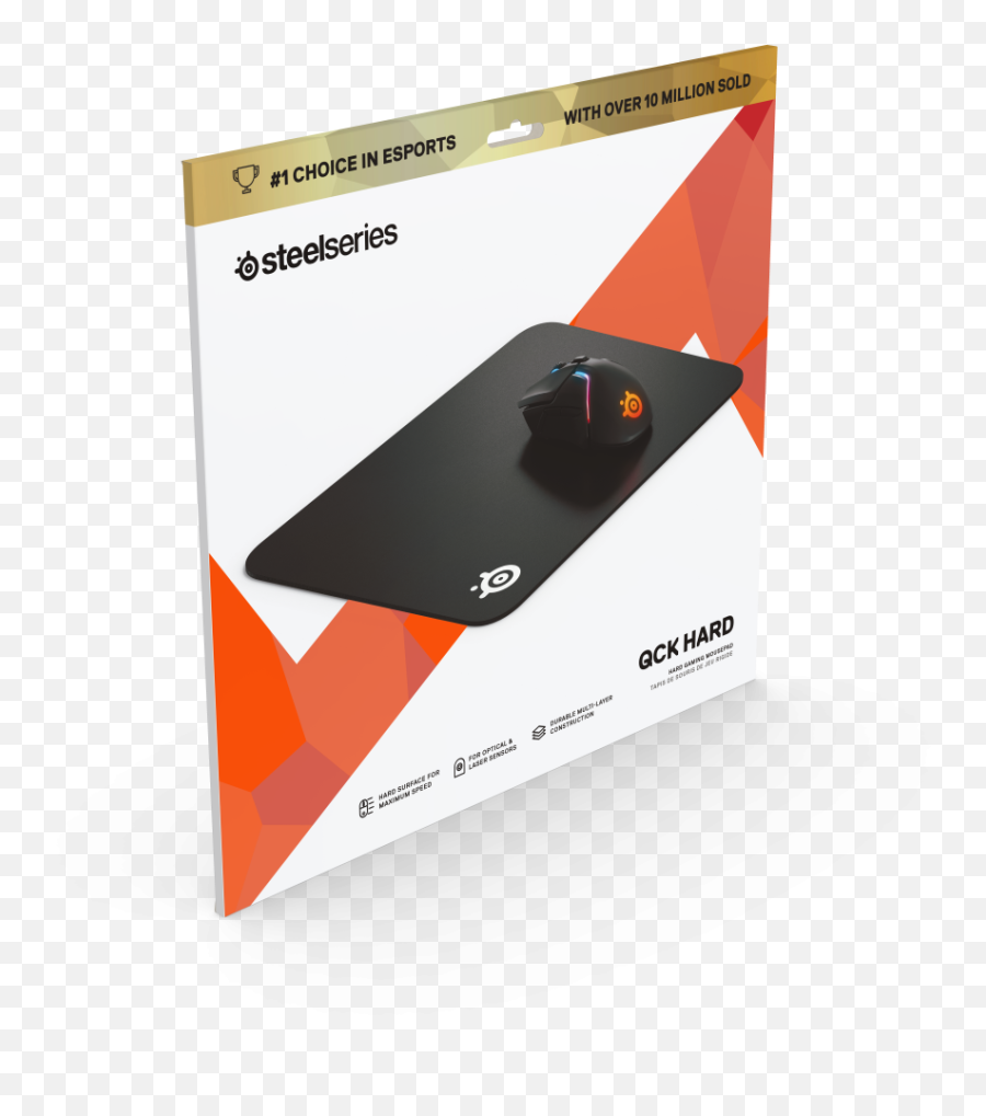 Steelseries Qck Hard Gaming Mouse Pad - Steelseries Gaming Podkadka Pod Mysz Steelseries Png,Steelseries Logo Png