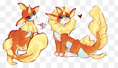 Goldeen Vaporeon - Fictional Character Png,Vaporeon Transparent
