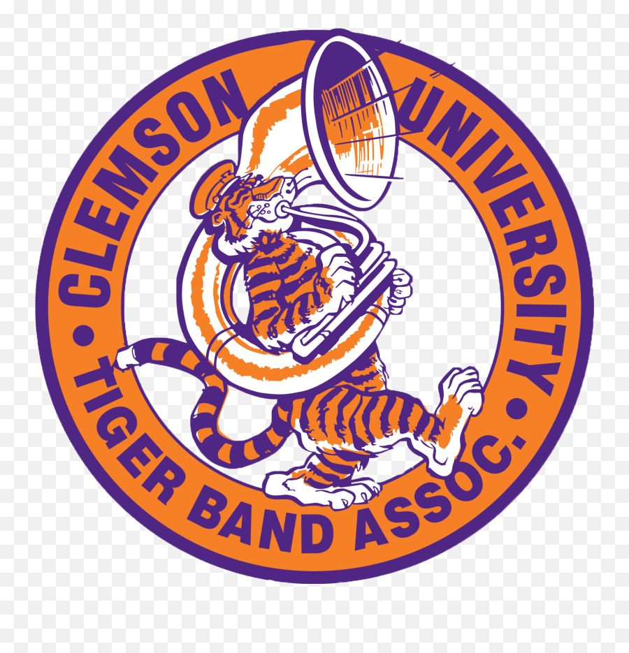 Clemson University Tiger Band Association - 9 Pin Mini Din Png,Clemson Logo Png