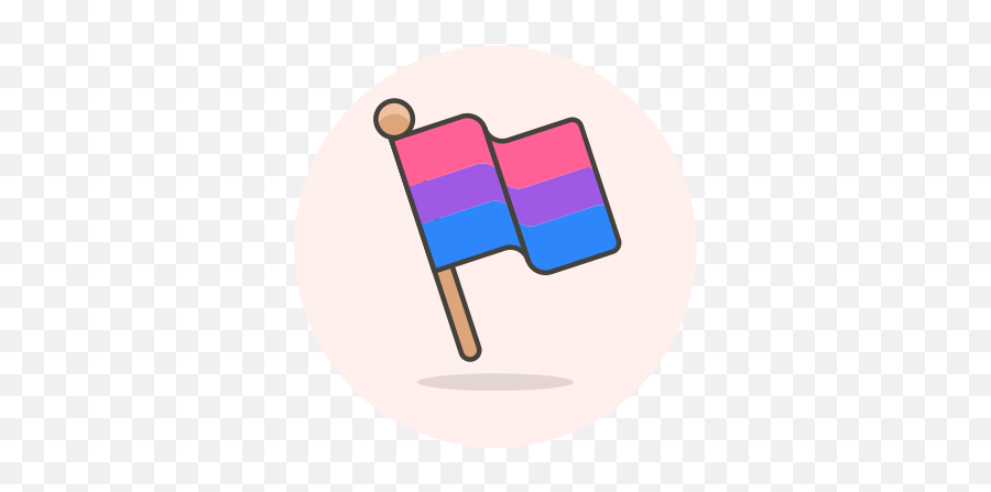 Bisexual Flag Stick Free Icon Of Lgbt - Bisexual Flag Stick Png,Bisexual Flag Icon