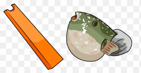 Fish - Carrot Eating Puffer Meme Transparent png