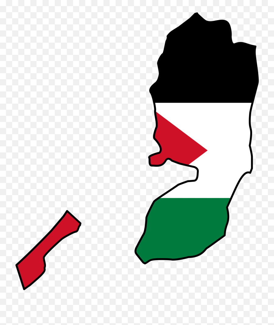 Fileflag Map Of The Palestinian Territoriessvg - Wikimedia Palestine Flag And Map Png,Palestine Icon