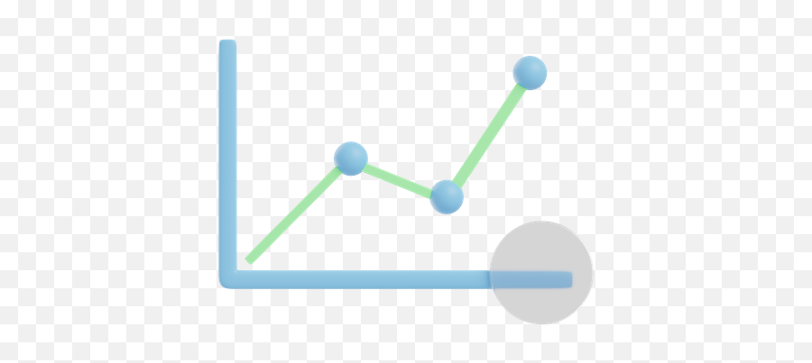 Line Chart 3d Illustrations Designs Images Vectors Hd - Dot Png,Line Graph Icon