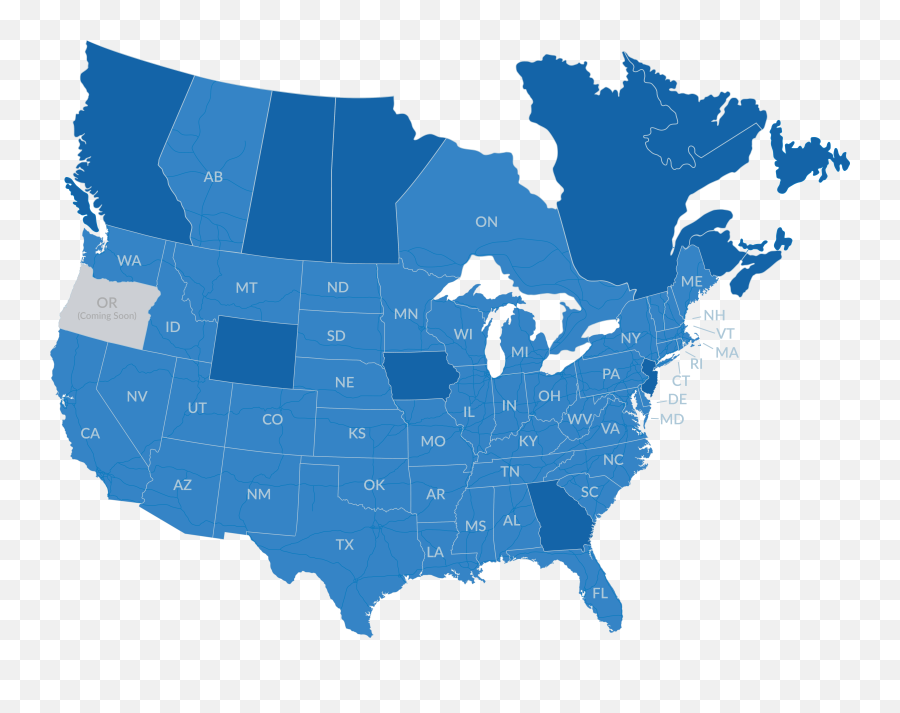 Weigh Station Locations Map Try Our Locator By State - Us Shape Png,New Maps Icon