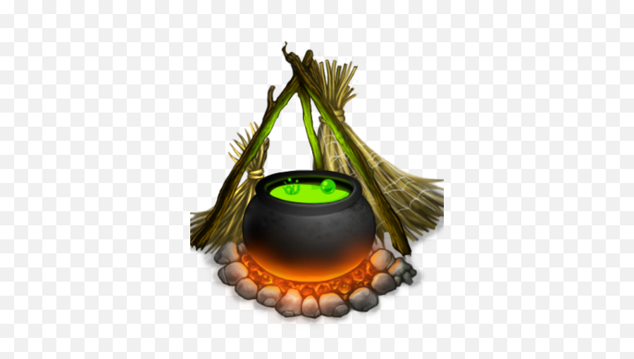 Creepy Cauldron - Flame Png,Cauldron Png