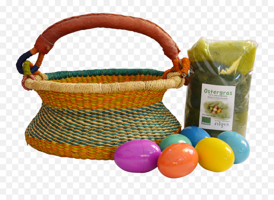 Kids Natural Easter Basket Set - Storage Basket Png,Easter Basket Transparent