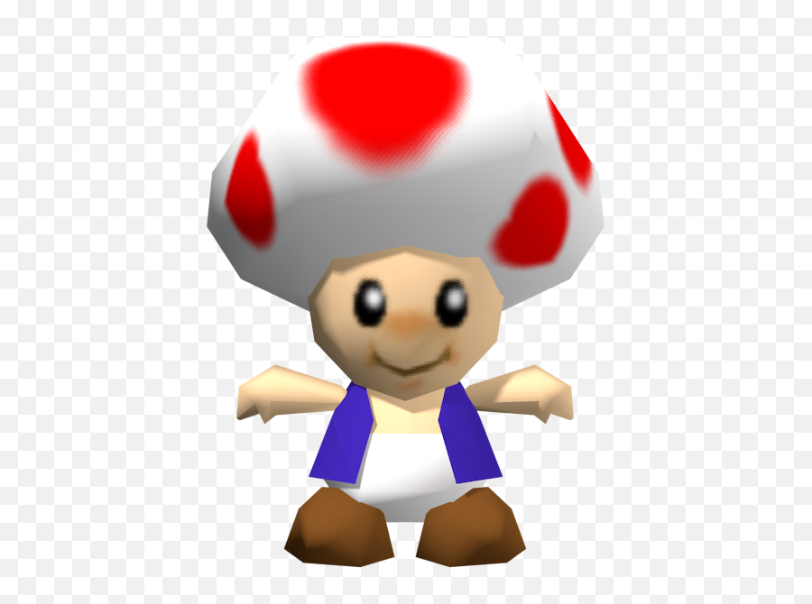 Download Zip Archive - Mario 64 Toad Png Full Toad Super Mario 64,Mario Transparent Background
