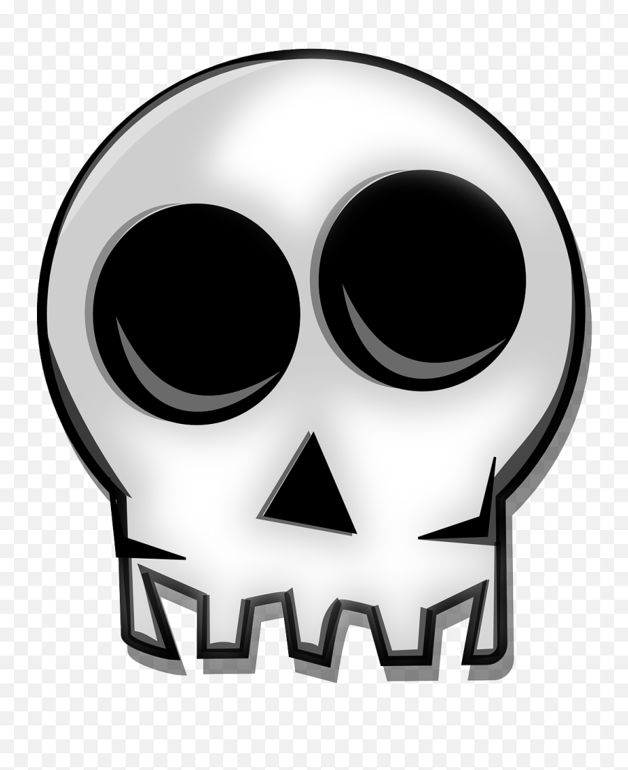 Bones Death Mort Skeleton Skull Png - Logo Nuclear,Cartoon Skull Png