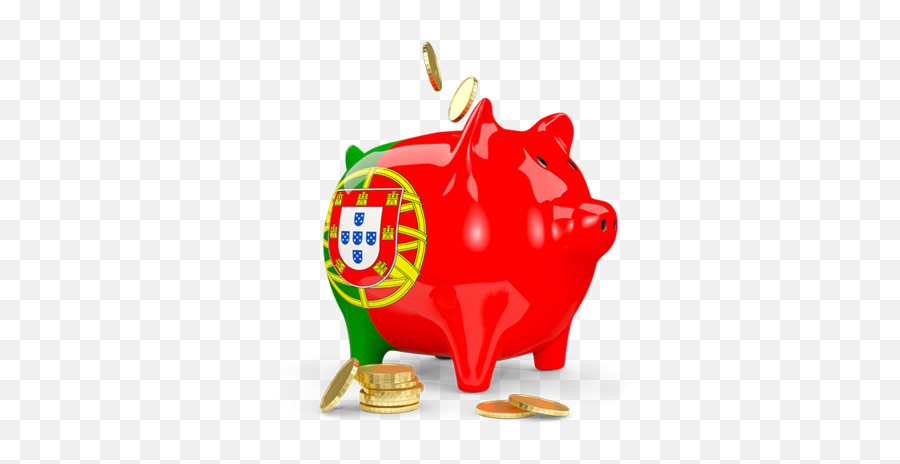 Piggy Bank Illustration Of Flag Portugal - Eu Flag Piggy Bank Png,Piggy Bank Icon