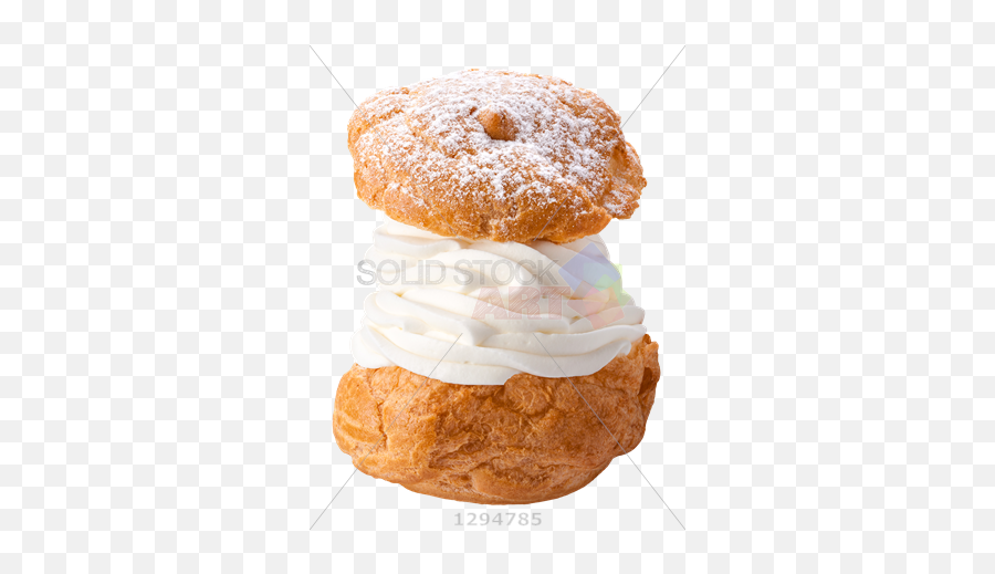 Stock Photo Of Brown Cream Puff Pastry - Cream Puff No Background Png,Donut Transparent Background