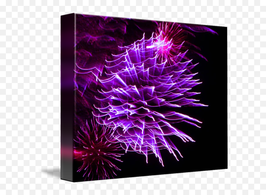 Sky Waves Fire Art Dark Purple By Sr Smith - Fireworks Png,Purple Fire Png