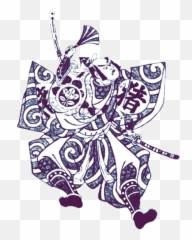 Vaporwave Gif Png - Wall Sticker Samurai,Samurai Transparent