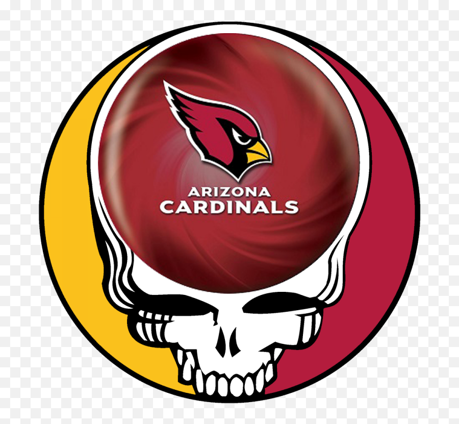 Download Arizona Cardinals Skull Logo - Skull Grateful Dead Logo Png,Arizona Cardinals Logo Png