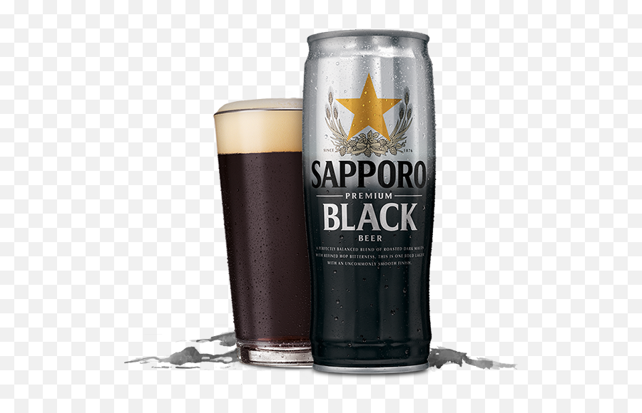 Sapporo Premium Black Beer Sapporobeercom - Sapporo Premium Black Beer Png,Beers Png