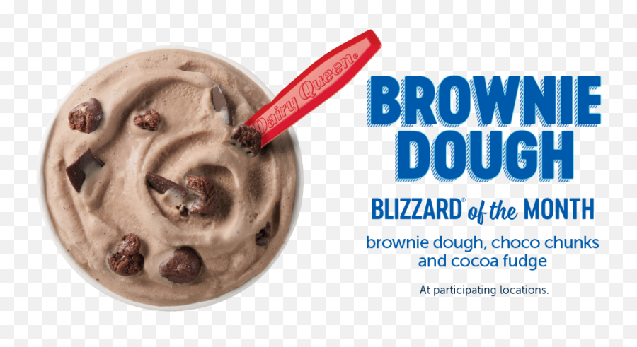 Menu - Treats Dairy Queen Dairy Queen Brownie Dough Blizzard Png,Blizzard Logo Png