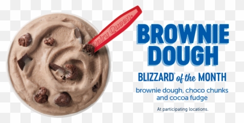 Menu - Treats Dairy Queen Brownie Dough Blizzard png
