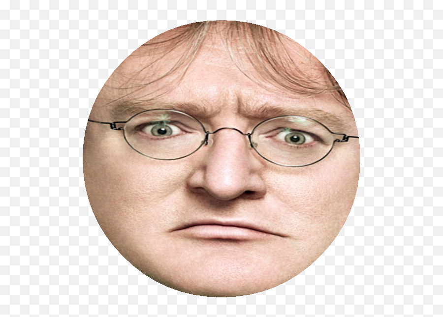 White Stock Gaben Transparent Head - Gabe Newell Portal 2 Png,Gaben Png